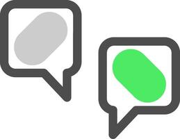 Dialogue Creative Icon Design vector