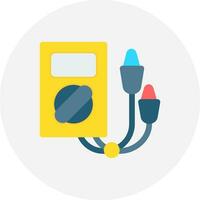 Electric Tester Creative Icon Design vector