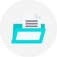 Folder Creative Icon Design vector