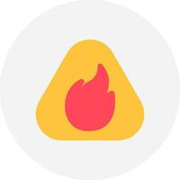 Flame Creative Icon Design vector