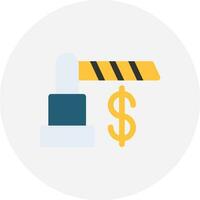 Toll Road Creative Icon Design vector