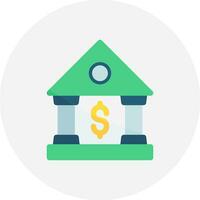 Bank Creative Icon Design vector