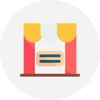 Ticket Office Creative Icon Design vector