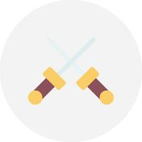 Fencing Creative Icon Design vector