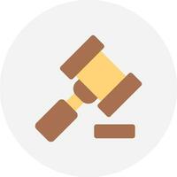 Gavel Creative Icon Design vector