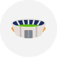 Stadium Creative Icon Design vector