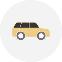 Station Wagon Creative Icon Design vector