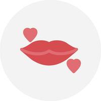 diseño de icono creativo de labios vector