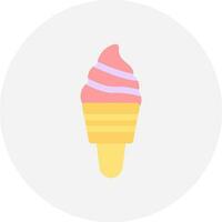 Ice Cream Creative Icon Design vector