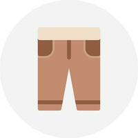 diseño de icono creativo de pantalones vector