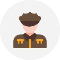 diseño de icono creativo de hombre policía vector