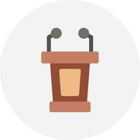 Lectern Creative Icon Design vector