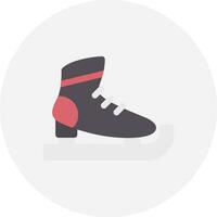 diseño de icono creativo de patines de hielo vector