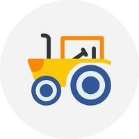 Tractor Creative Icon Design vector