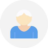 Old Man Creative Icon Design vector