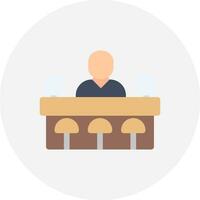 Bar Counter Creative Icon Design vector