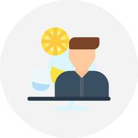 Bartender Creative Icon Design vector