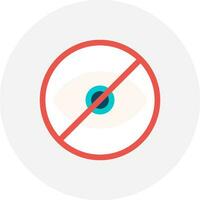 Blindness Creative Icon Design vector