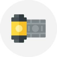 Camera Roll Creative Icon Design vector
