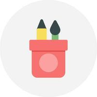 Pencil Case Creative Icon Design vector