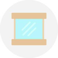 Mirror Creative Icon Design vector