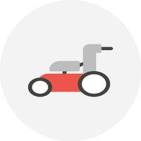 Lawnmower Creative Icon Design vector