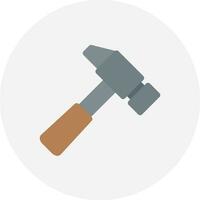 Hammer Creative Icon Design vector