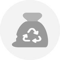 Garbage bag Creative Icon Design vector