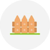 Fence Creative Icon Design vector