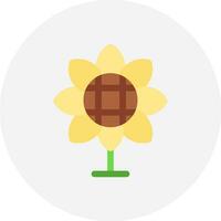 Sunflower Creative Icon Design vector