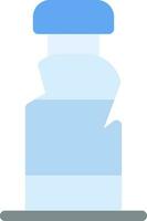 Plastic Bottle Creative Icon Design vector