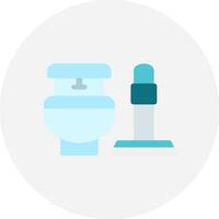 Toilet Creative Icon Design vector