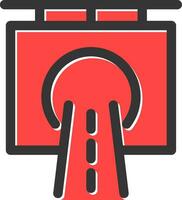 Tunnel Creative Icon Design vector