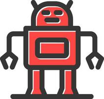 diseño de icono creativo robot vector