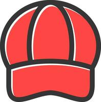 diseño de icono creativo de gorra vector