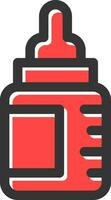 Feeding Bottle Creative Icon Design vector