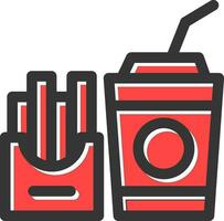 Fast Food Creative Icon Design vector