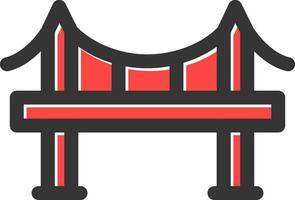 Bridge Creative Icon Design vector