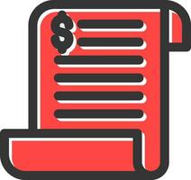 Bill Creative Icon Design vector