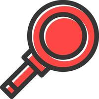 Magnifying Creative Icon Design vector