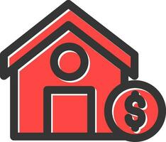 House Sale Creative Icon Design vector