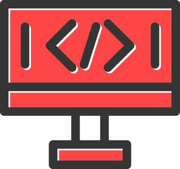 Coding Creative Icon Design vector