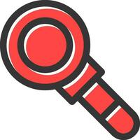 Magnifying Glass Creative Icon Design vector