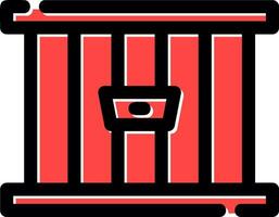 Jail Creative Icon Design vector