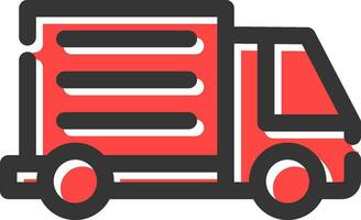 Delivery Truck Creative Icon Design vector