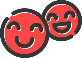 Happiness Creative Icon Design vector