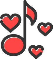 Love Song Creative Icon Design vector