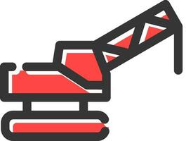 Crane Creative Icon Design vector