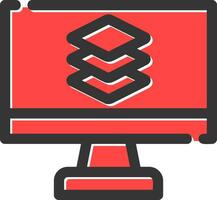 Layers Creative Icon Design vector