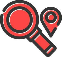 Search Creative Icon Design vector